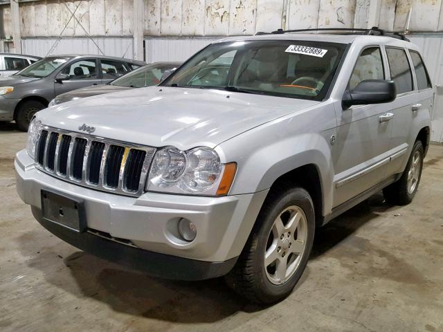 1J4HR58N05C661324 - 2005 JEEP GRAND CHER SILVER photo 2