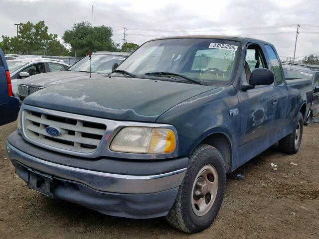 1FTZX17201KF40230 - 2001 FORD F150 GREEN photo 2