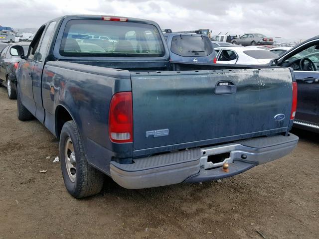 1FTZX17201KF40230 - 2001 FORD F150 GREEN photo 3
