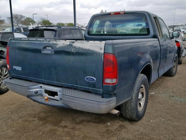 1FTZX17201KF40230 - 2001 FORD F150 GREEN photo 4