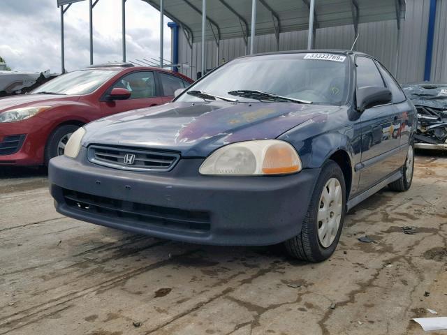 1HGEJ6124WL035929 - 1998 HONDA CIVIC DX GREEN photo 2