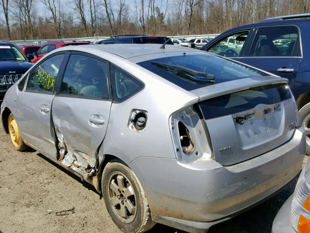 JTDKB20U667500438 - 2006 TOYOTA PRIUS GRAY photo 3