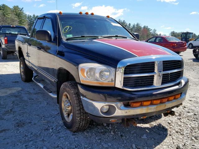 1D7KS28C86J138682 - 2006 DODGE RAM 2500 S BLACK photo 1