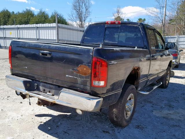 1D7KS28C86J138682 - 2006 DODGE RAM 2500 S BLACK photo 4