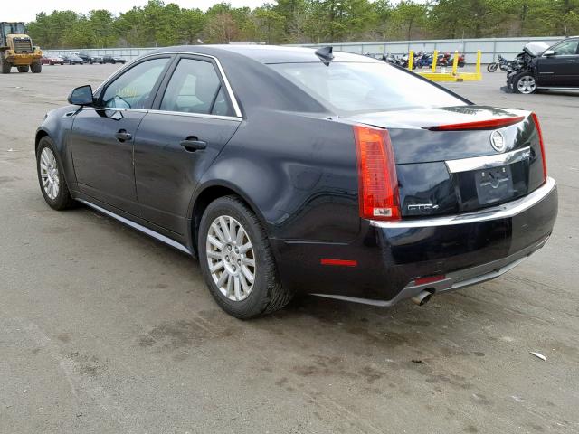 1G6DC5E58C0129315 - 2012 CADILLAC CTS BLACK photo 3