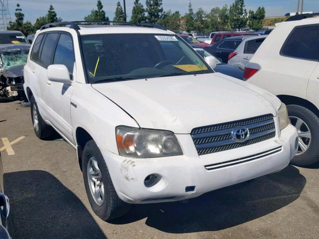 JTEGW21A170019890 - 2007 TOYOTA HIGHLANDER WHITE photo 1