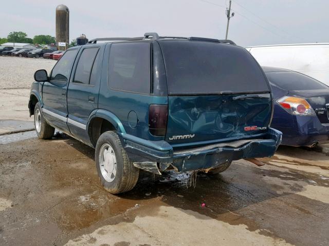 1GKCS13WXT2529580 - 1996 GMC JIMMY GREEN photo 3