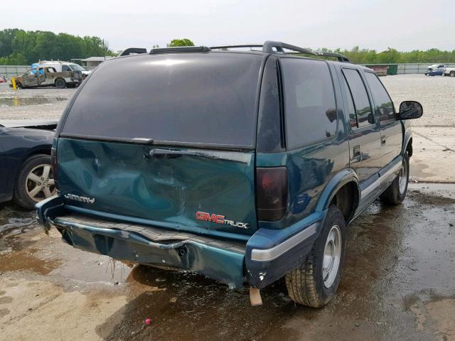 1GKCS13WXT2529580 - 1996 GMC JIMMY GREEN photo 4