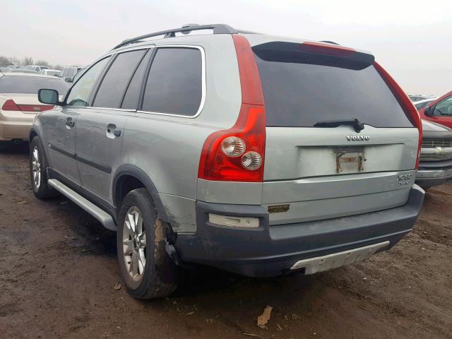 YV1CZ91H431000927 - 2003 VOLVO XC90 T6 SILVER photo 3