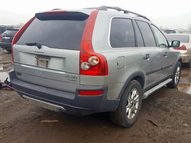 YV1CZ91H431000927 - 2003 VOLVO XC90 T6 SILVER photo 4