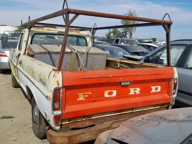 F25HRE71739 - 1969 FORD F-250 WHITE photo 3