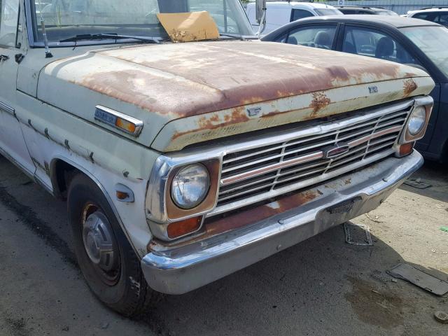 F25HRE71739 - 1969 FORD F-250 WHITE photo 9