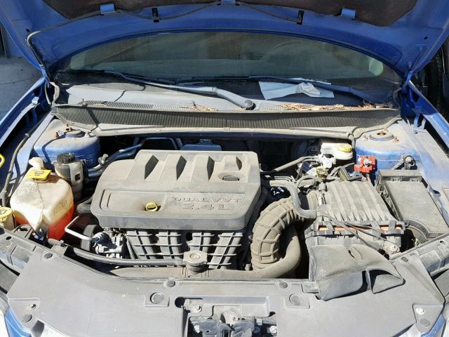 1C3LC45K98N248692 - 2008 CHRYSLER SEBRING BLUE photo 7