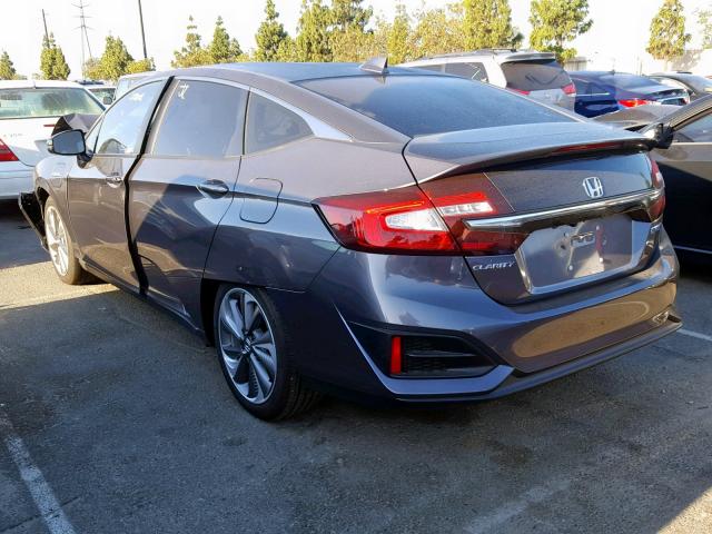 JHMZC5F15KC000989 - 2019 HONDA CLARITY GRAY photo 3