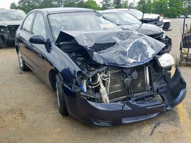 KNAFE121575452818 - 2007 KIA SPECTRA EX BLUE photo 1