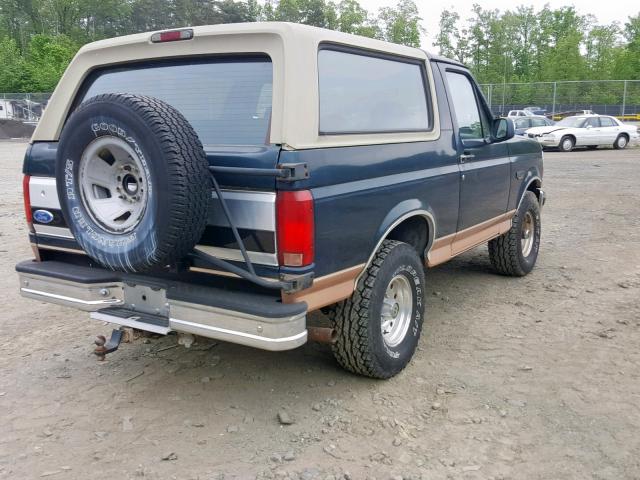 1FMEU15N5SLA50295 - 1995 FORD BRONCO U10 GREEN photo 4