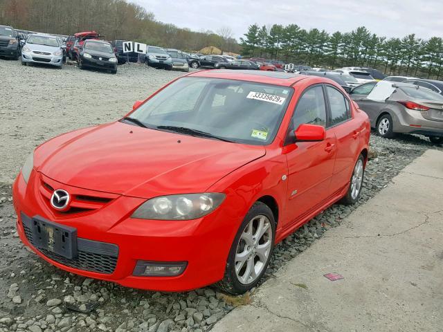 JM1BK324671645177 - 2007 MAZDA 3 S RED photo 2