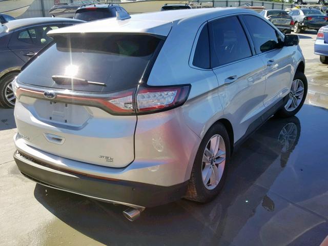 2FMPK4J80GBB67726 - 2016 FORD EDGE SEL SILVER photo 4