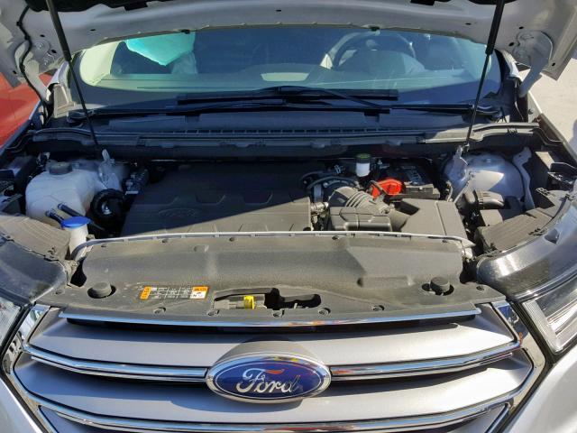 2FMPK4J80GBB67726 - 2016 FORD EDGE SEL SILVER photo 7