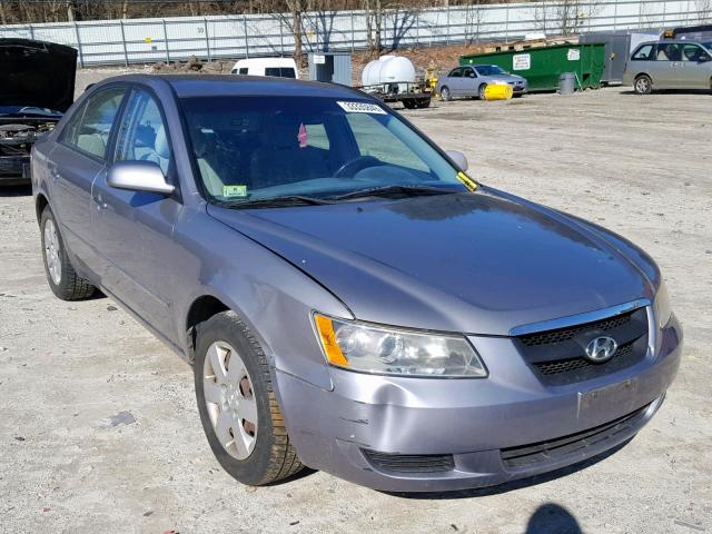 5NPET46C26H101087 - 2006 HYUNDAI SONATA GL GRAY photo 1