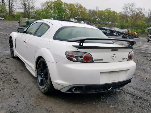 JM1FE17N650147028 - 2005 MAZDA RX8 WHITE photo 3