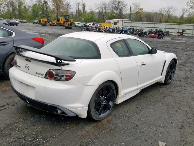 JM1FE17N650147028 - 2005 MAZDA RX8 WHITE photo 4