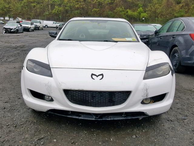 JM1FE17N650147028 - 2005 MAZDA RX8 WHITE photo 9