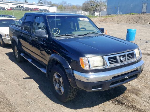 1N6ED27T6YC303863 - 2000 NISSAN FRONTIER C BLACK photo 1