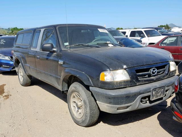 4F4YR16U61TM18496 - 2001 MAZDA B3000 CAB BLACK photo 1