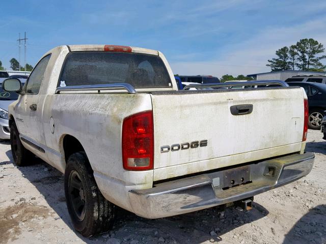 1D7HA16KX3J514859 - 2003 DODGE RAM 1500 S WHITE photo 3