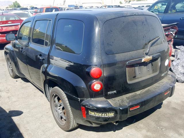 3GNBABDB8AS563487 - 2010 CHEVROLET HHR LT BLACK photo 3