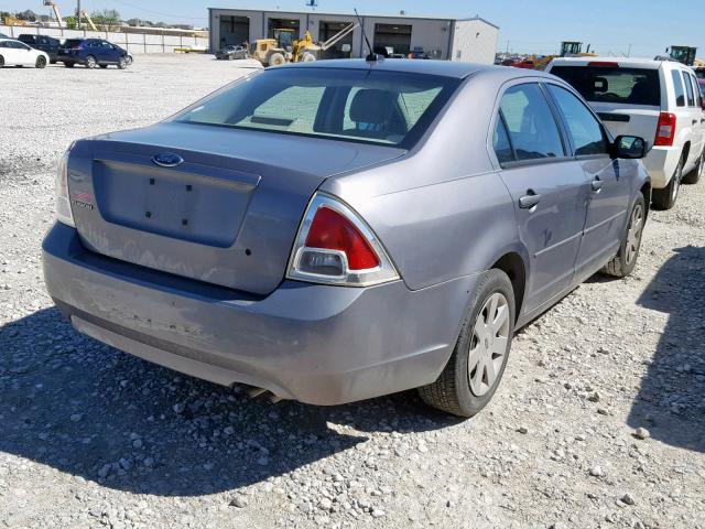 3FAHP06Z27R281027 - 2007 FORD FUSION S GRAY photo 4