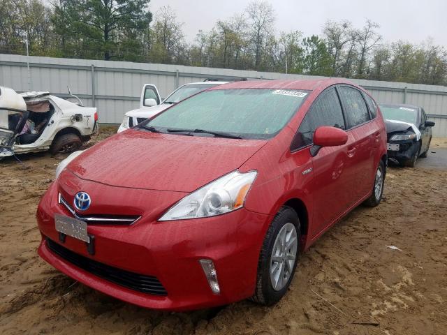 JTDZN3EU2D3200176 - 2013 TOYOTA PRIUS V  photo 2