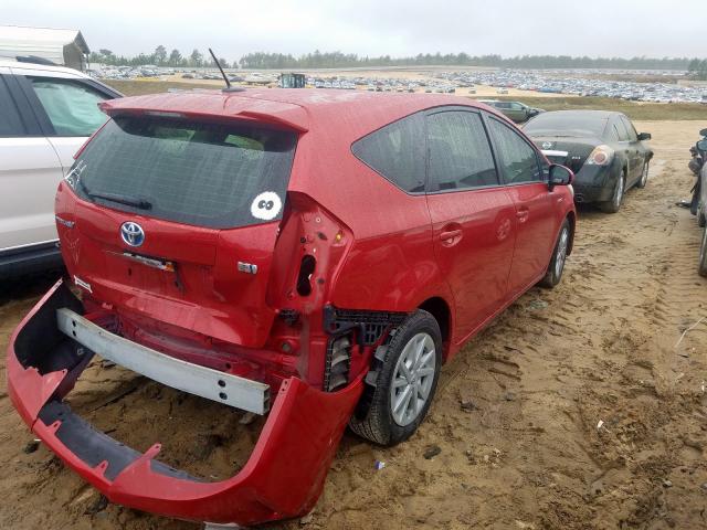 JTDZN3EU2D3200176 - 2013 TOYOTA PRIUS V  photo 4