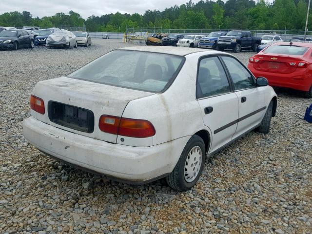 JHMEG8643SS033591 - 1995 HONDA CIVIC DX WHITE photo 4