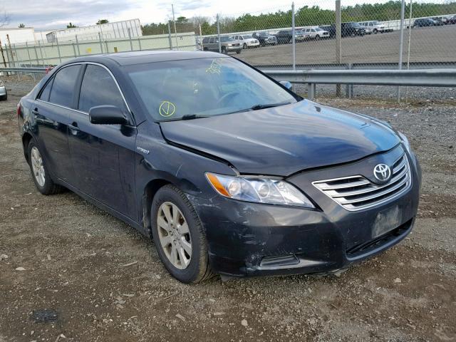 4T1BB46K39U079927 - 2009 TOYOTA CAMRY HYBR BLACK photo 1