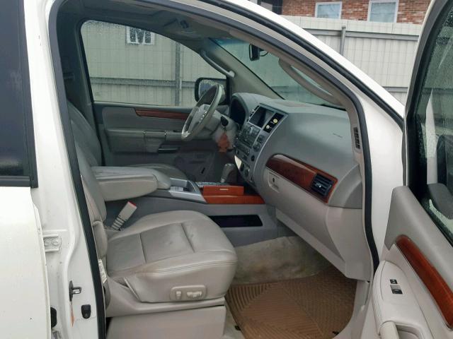 5N3AA08C68N908972 - 2008 INFINITI QX56 WHITE photo 5