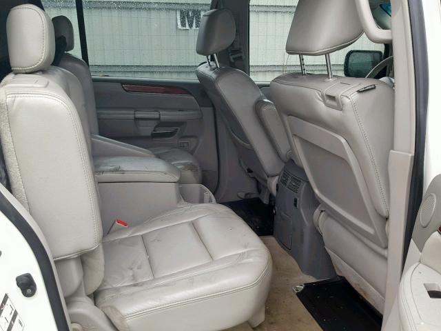 5N3AA08C68N908972 - 2008 INFINITI QX56 WHITE photo 6