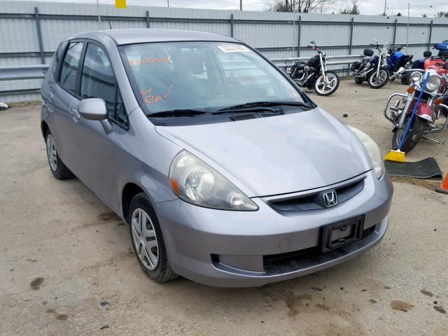 JHMGD38498S050261 - 2008 HONDA FIT GRAY photo 1