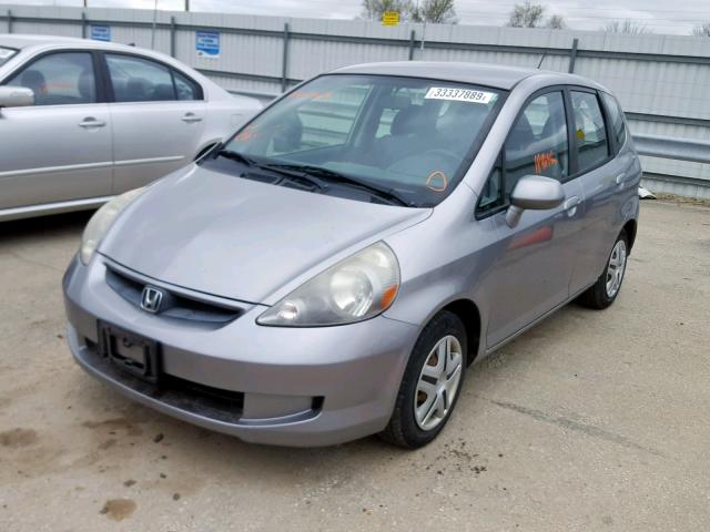 JHMGD38498S050261 - 2008 HONDA FIT GRAY photo 2