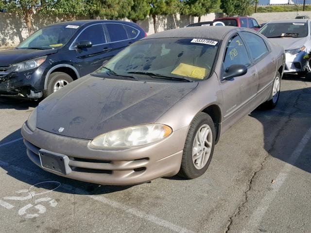 2B3HD46R1YH197032 - 2000 DODGE INTREPID BROWN photo 2