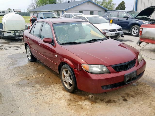 JM1BJ225030183561 - 2003 MAZDA PROTEGE DX RED photo 1