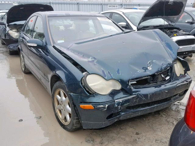 WDBRF61J93F391357 - 2003 MERCEDES-BENZ C 240 GREEN photo 1