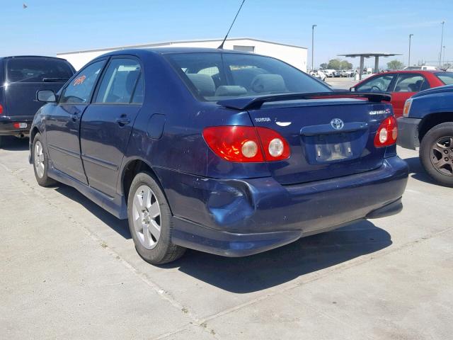 1NXBR32E95Z481466 - 2005 TOYOTA COROLLA CE BLUE photo 3