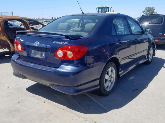 1NXBR32E95Z481466 - 2005 TOYOTA COROLLA CE BLUE photo 4