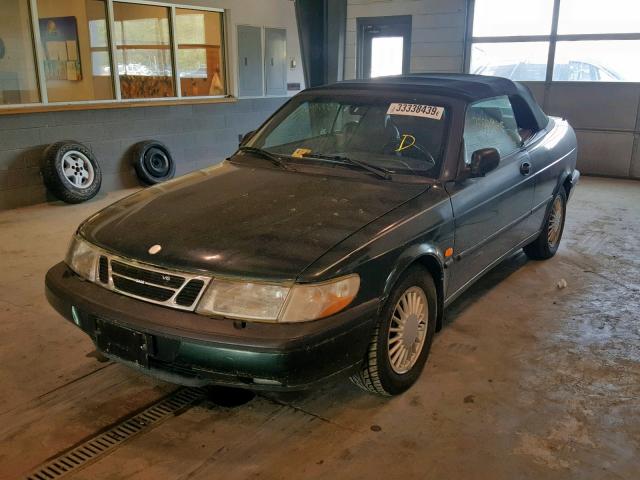 YS3DF75V5S7001161 - 1995 SAAB 900 SE TEAL photo 2