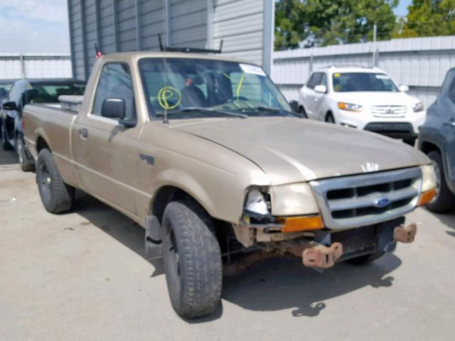 1FTYR10C7YPC09098 - 2000 FORD RANGER GOLD photo 1