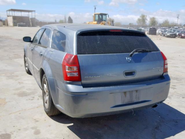 2D8FV47V97H698426 - 2007 DODGE MAGNUM SXT GRAY photo 3