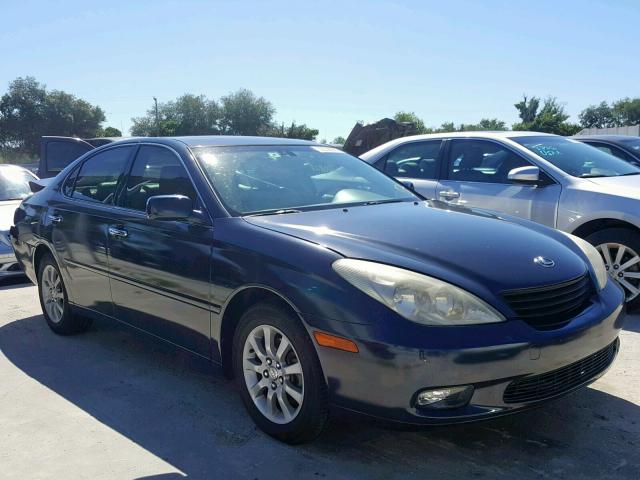 JTHBF30G225037139 - 2002 LEXUS ES 300 BLUE photo 1