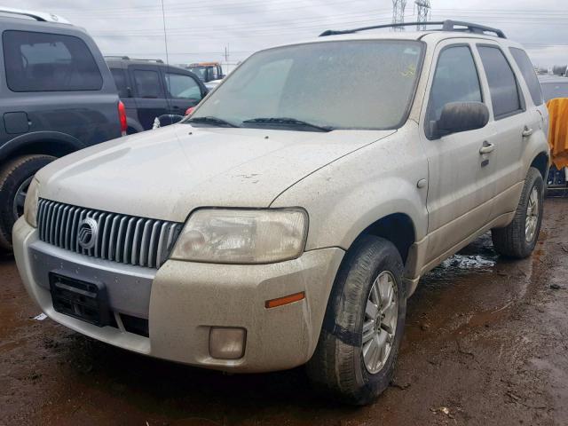 4M2YU81107KJ07278 - 2007 MERCURY MARINER LU WHITE photo 2